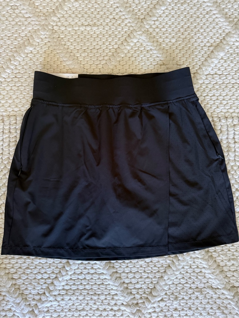 NWT ZeroXposur Black Skort with Wide Elastic Waistband